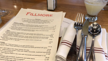 Fillmore Trattoria menu