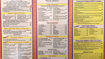 Rosko's Bagel's Waffles menu