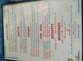 Cap'n Roy's menu