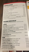 El Mexsal Authentic Latin Food menu