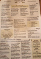 Dogwood Tavern menu