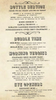 Ziggy D’amico’s Whiskey And Diner menu