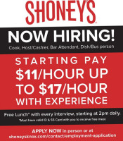 Shoney's Of Knoxville, Inc. food