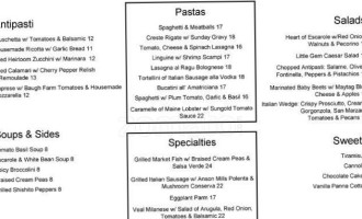 Barsotti's menu
