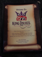 King Louie's Sports Lounge Billiards Room food
