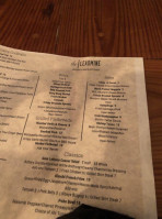 The Leadmine Whiskey And Kitchen menu