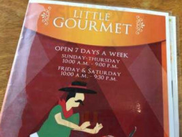 Little Gourmet menu