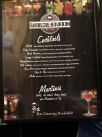 Barbecue And Bourbon menu