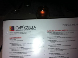 Cafe Catula menu