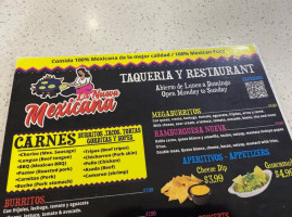 La Huastequita Taqueria menu