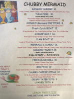 Chubby Lil' Mermaid Bakery Cafe menu