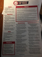 Tallgrass Tap House menu