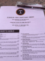 The Tavern Grill menu