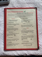 Joses Grill menu