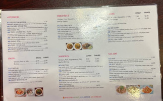 Suphan Thai Kitchen menu