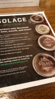 Solace Brewing Company menu