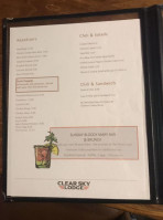 Clear Sky Lodge Grill food