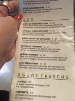 Mesa Mercado menu