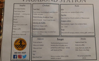 Vagabond Station menu