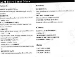 Vincenza & Margherita Italian-American Bistro menu