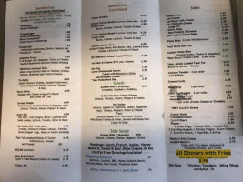 Pure Heaven menu