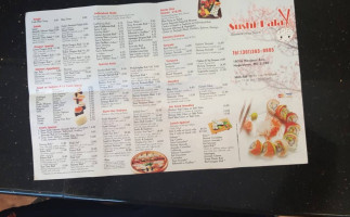 Sushi Palax menu