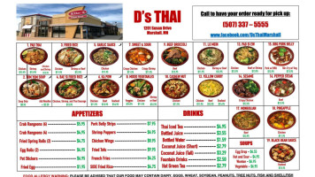 D's Thai Food & Beverage inside