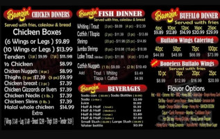 Bangin Fish And Chicken menu