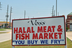 Voss Halal Meat Fish Market outside