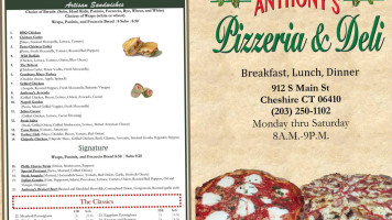 Anthony's Pizzeria And Deli inside
