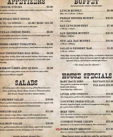 Old West Steakhouse Mckenzie menu