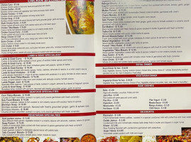 Chef India menu