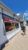 Dino’s Pizza And Dino’s Sports outside
