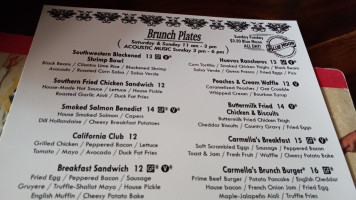Carmella's Plates and Pints menu