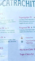 Las Catrachitas menu