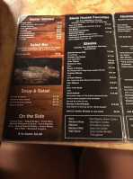 H Steakhouse menu