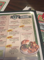 Mvp's Sports And Grille menu