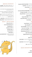 Little Beast Cafe Bistro menu