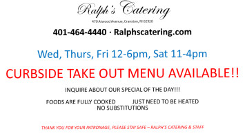 Ralph's Catering food