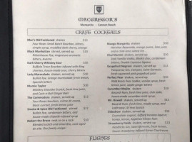 Rustymoose menu