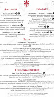 Caffe Toscano menu