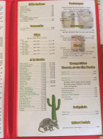 Armadillo Mexican Grill menu