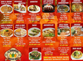 El Habanero Mexican Grill menu