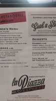 La Piazza Express menu