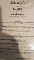 Kitzie's Lounge menu