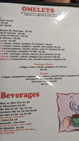 Daphine's Diner menu