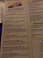 Fusion Restaurant Bar menu