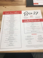 Brix 27 menu