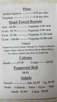 Center Pizza menu