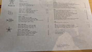Robin menu